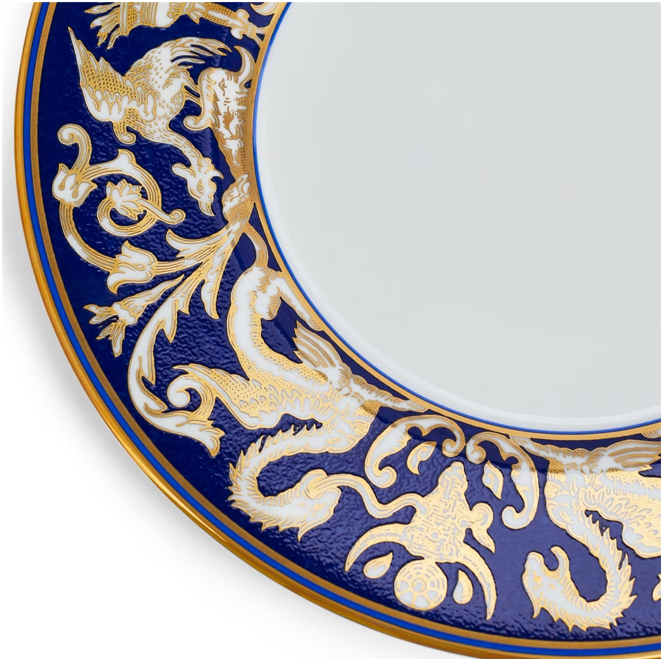 Renaissance Gold Scrool Accent Salad Plate