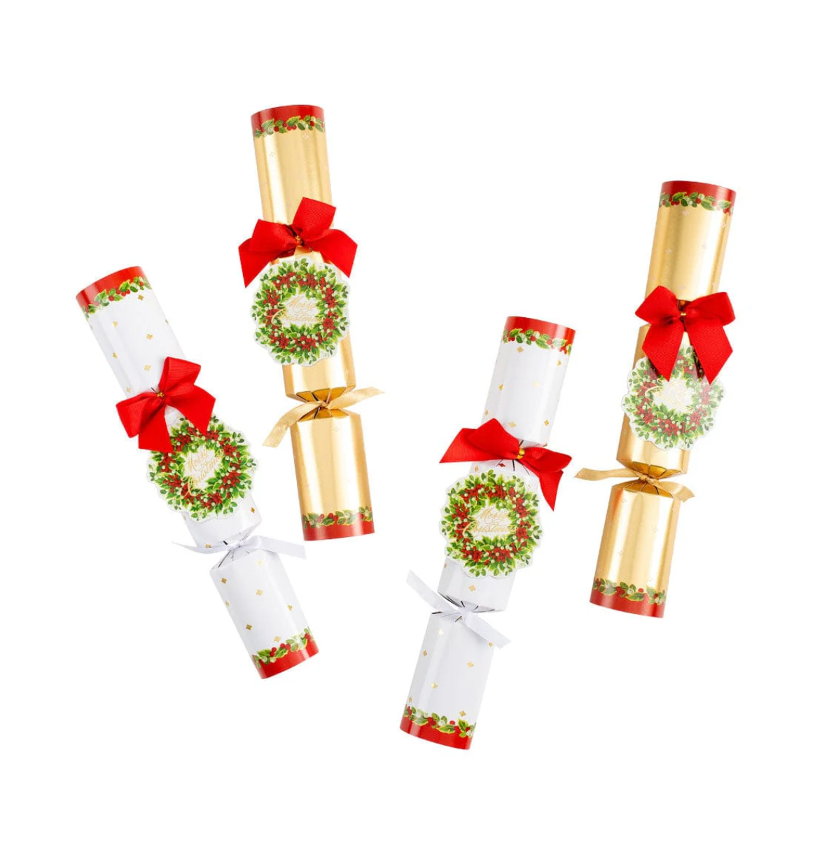 Holly and Berry Wreath Celebration Crackers