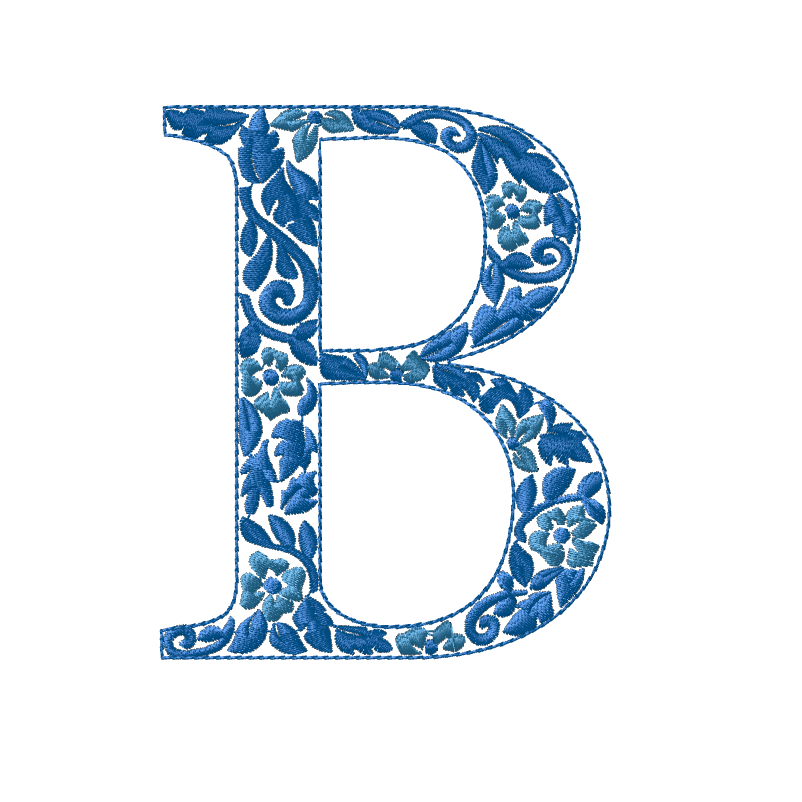 Embroidery Chinoiserie Font