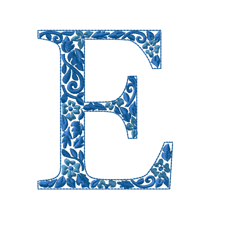 Embroidery Chinoiserie Font