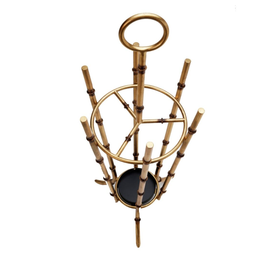 Bamboo Gold Umbrella Stand