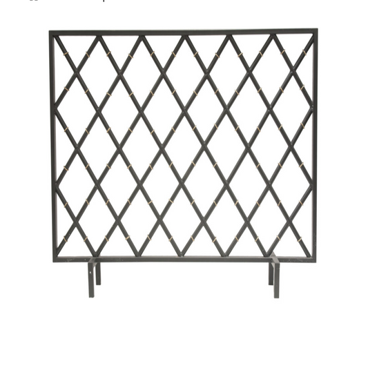 Black Bamboo Firescreen