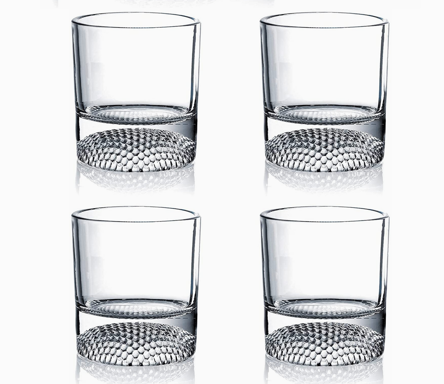 Golf Ball Whiskey Glasses Set of 4