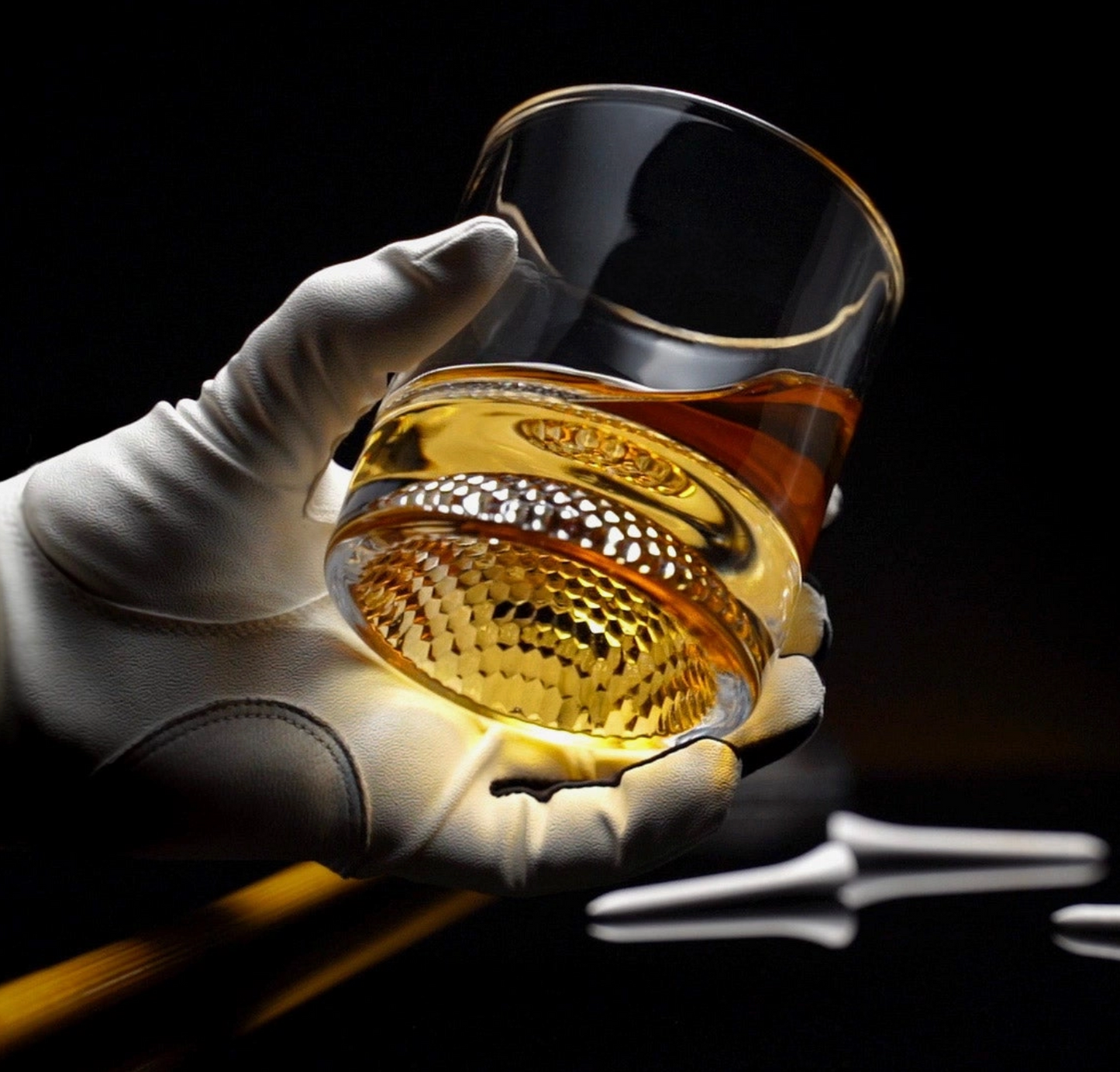 Golf Ball Whiskey Glasses Set of 4