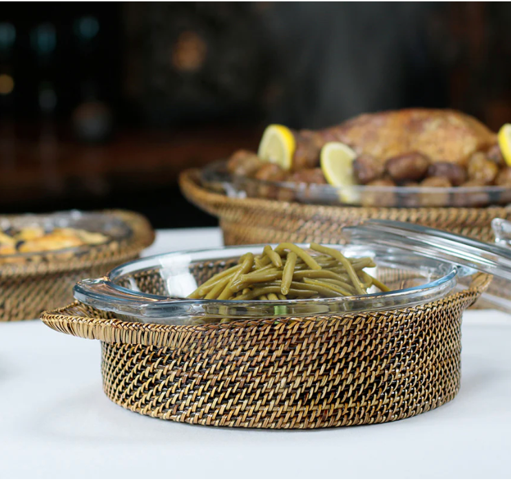 Woven Covered Casserole Holder