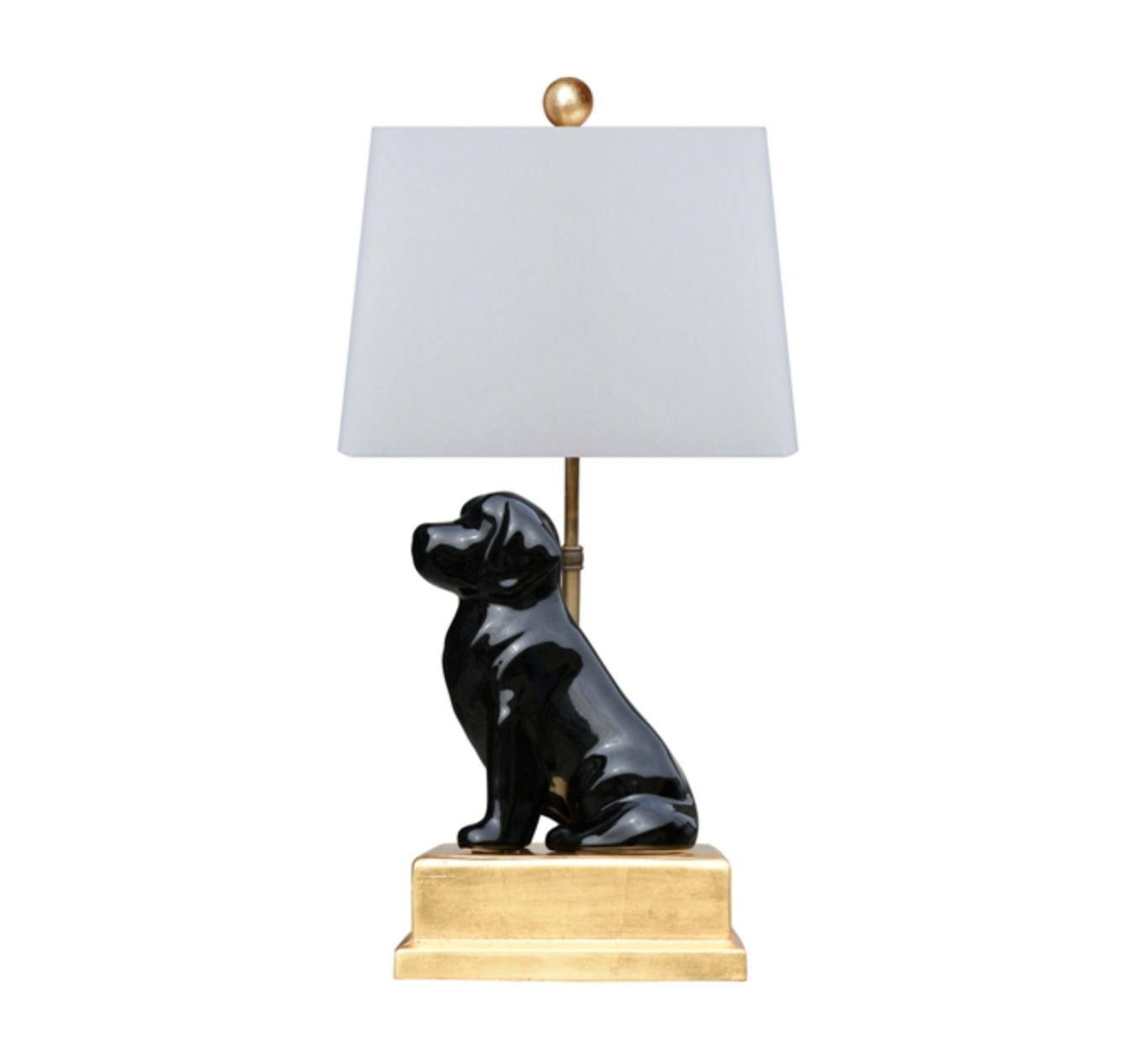 Black Labrador Retriever Lamp