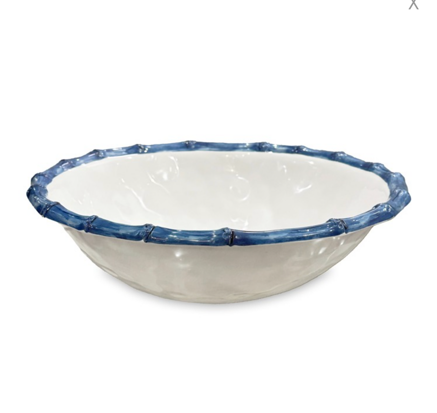 Vida Bamboo Blue Large Salad Bowl
