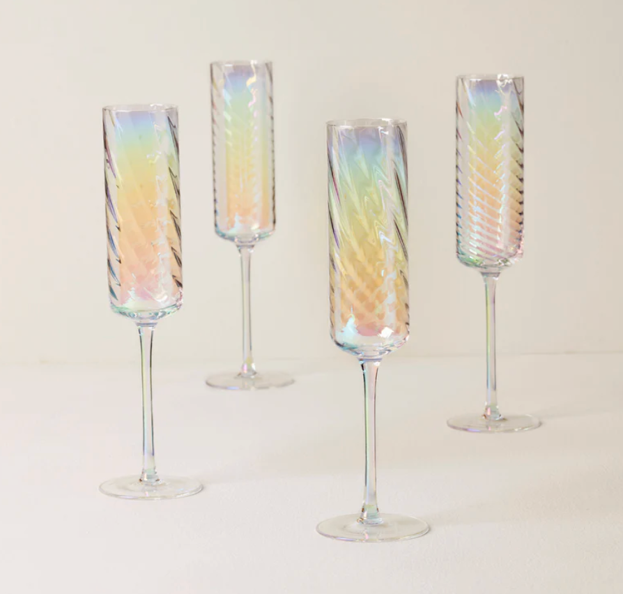 Tuscany Iridescent Set of 4