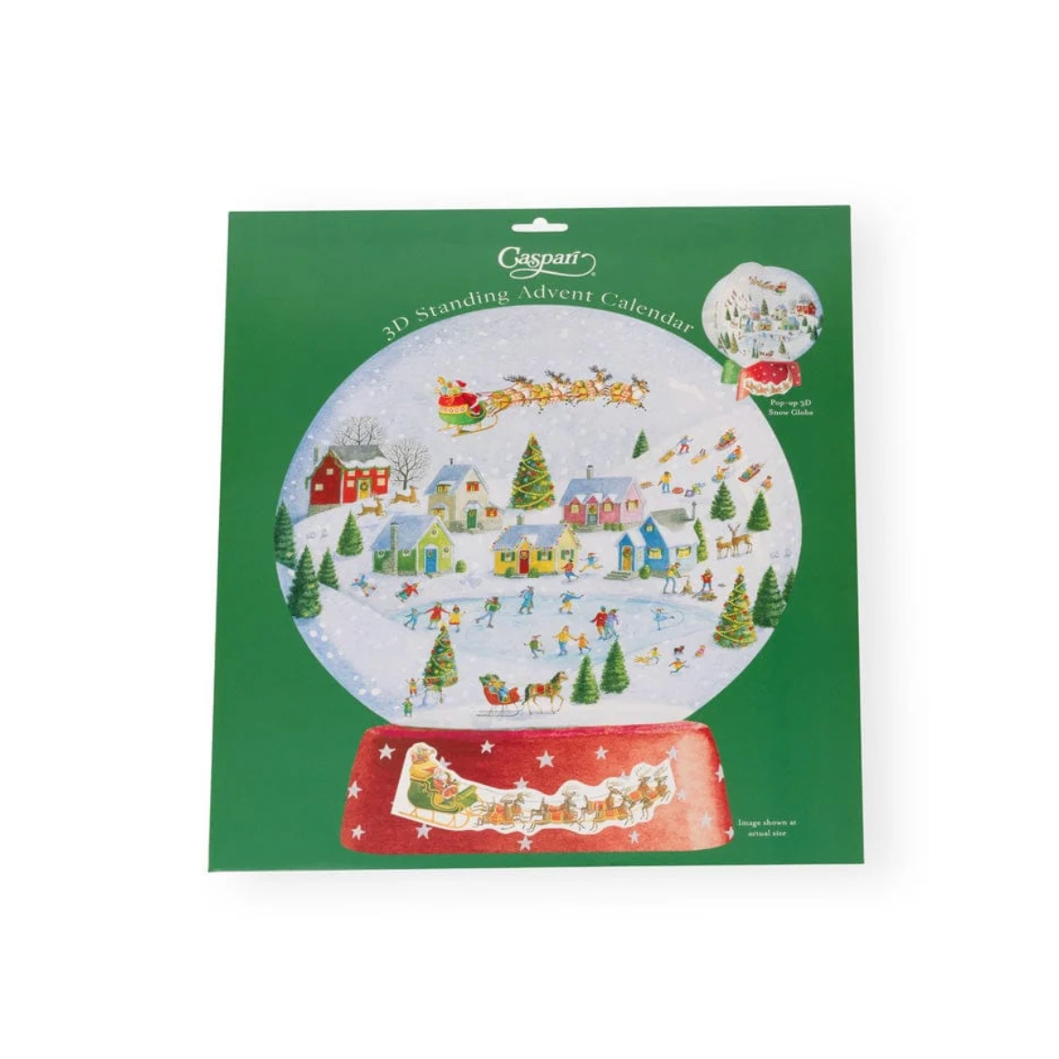 Winter Village Snow Globe Advent Calendar