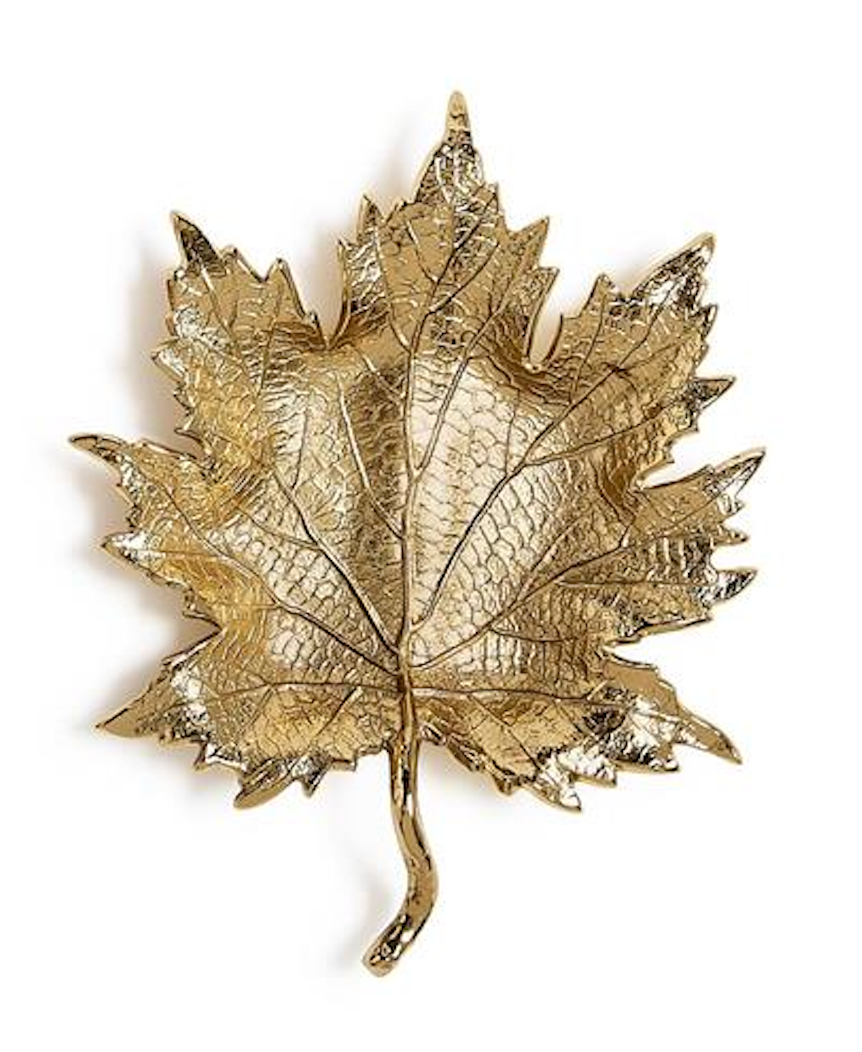 Golden Leaf Tray
