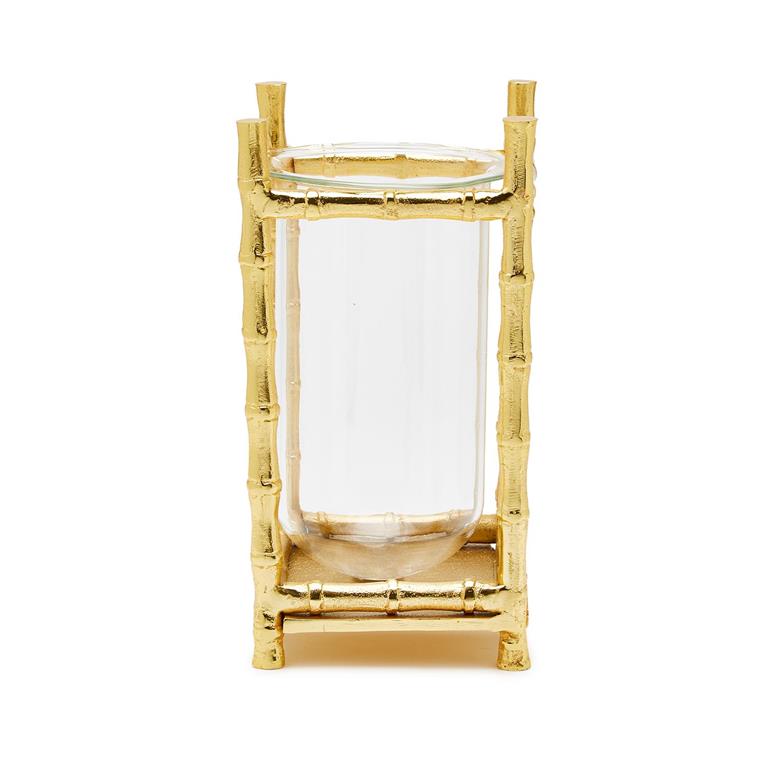 Gold Bamboo Vase
