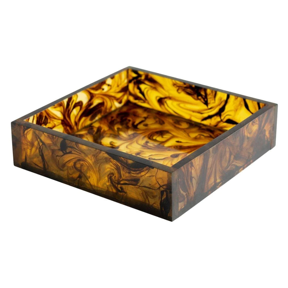 Acrylic Luncheon Napkin Holder - Tortoise