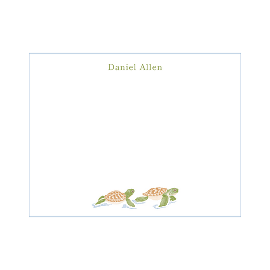 Sea Turtle Notecard