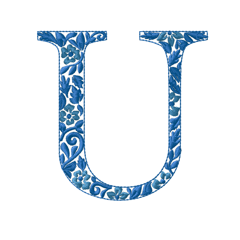 Embroidery Chinoiserie Font
