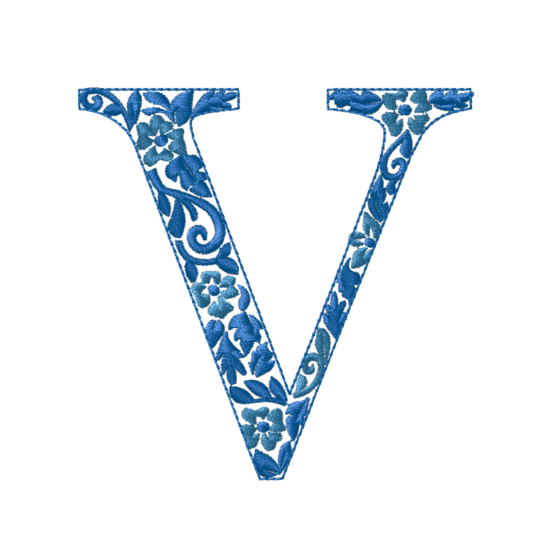 Embroidery Chinoiserie Font