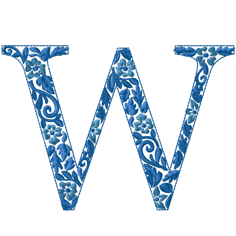 Embroidery Chinoiserie Font