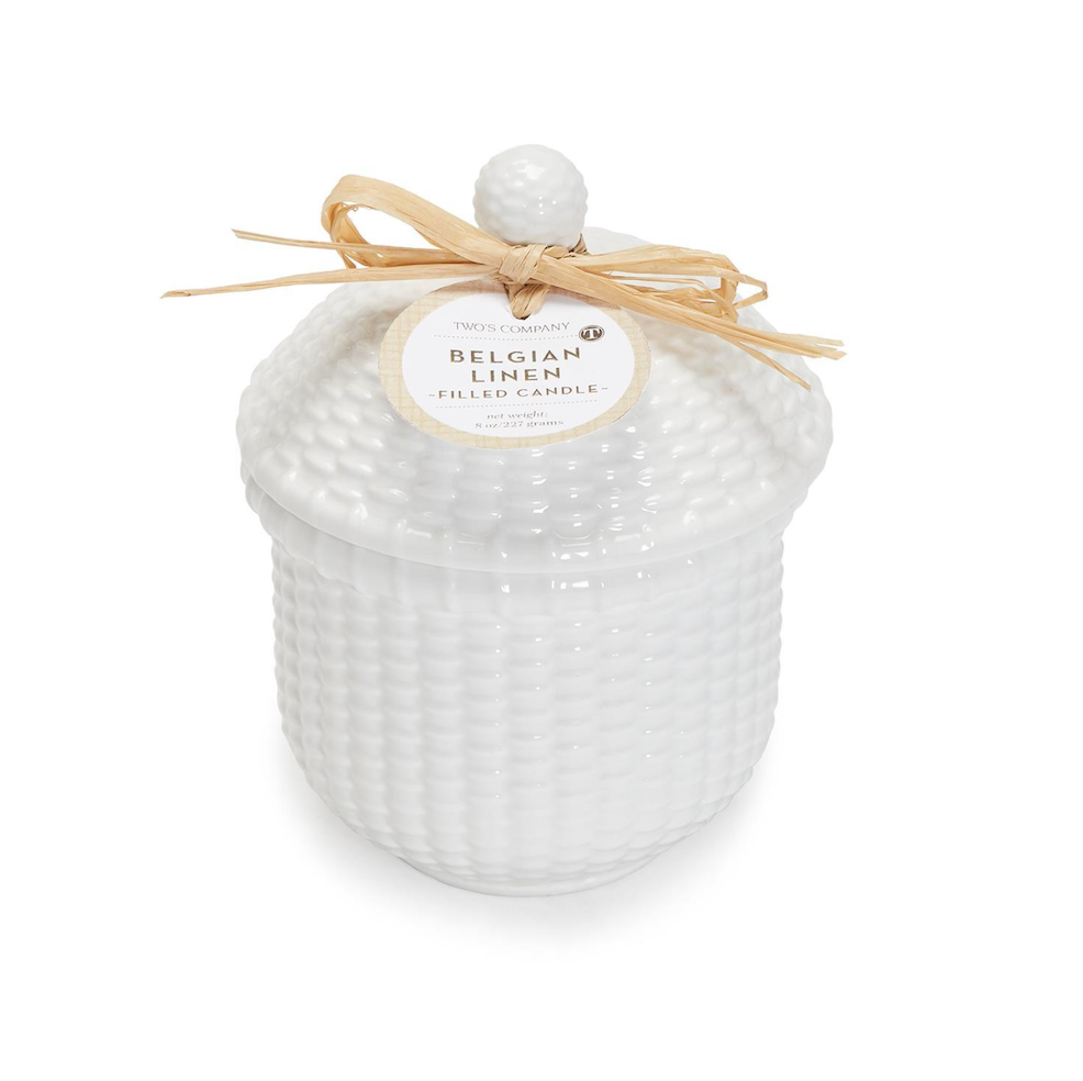 Belgian Linen Candle