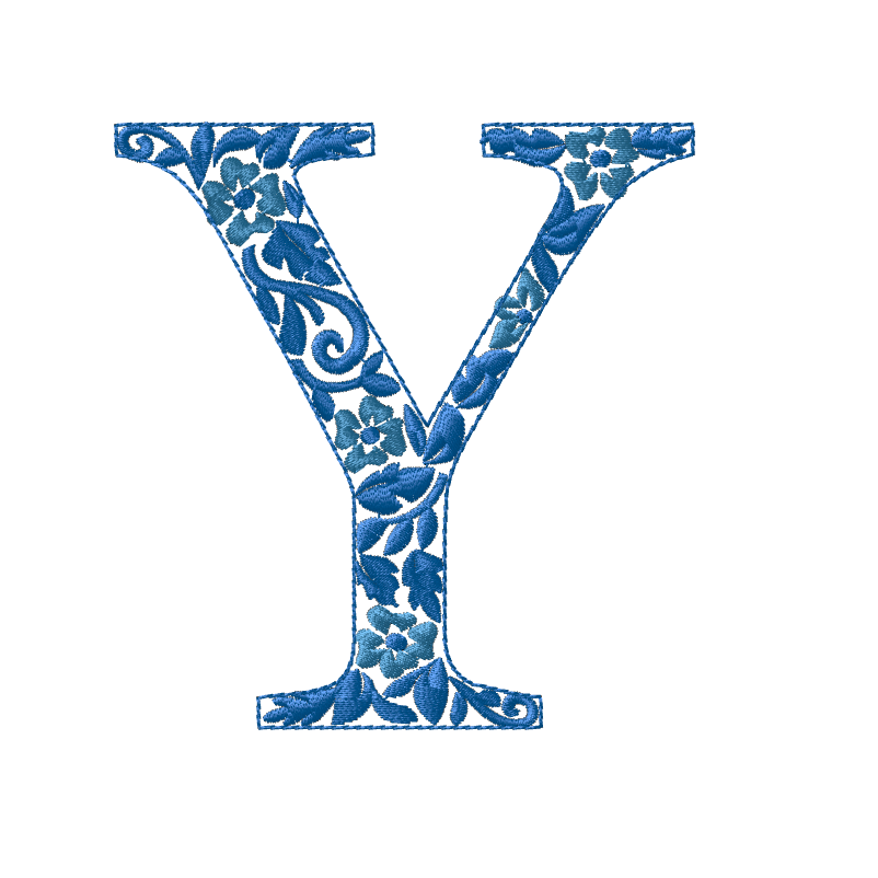 Embroidery Chinoiserie Font