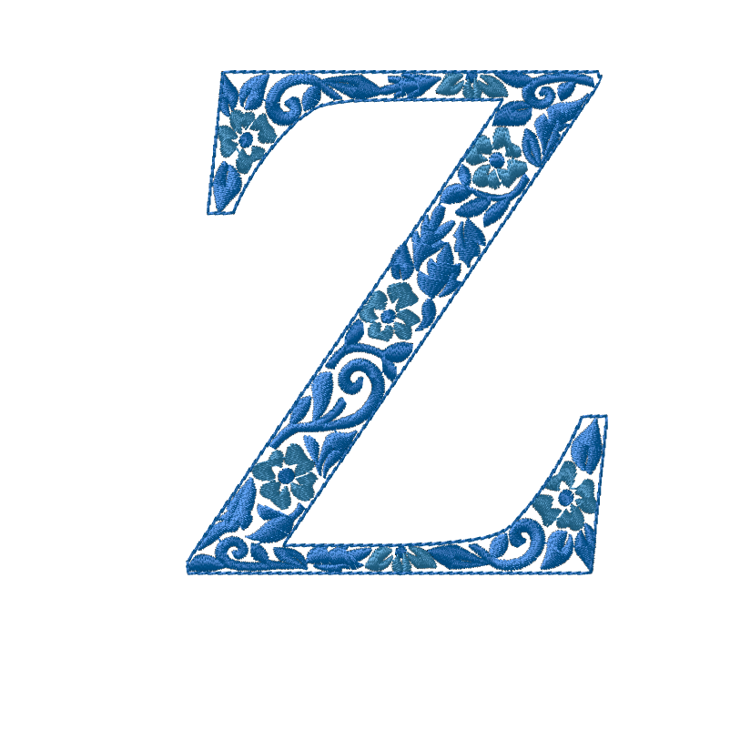 Embroidery Chinoiserie Font