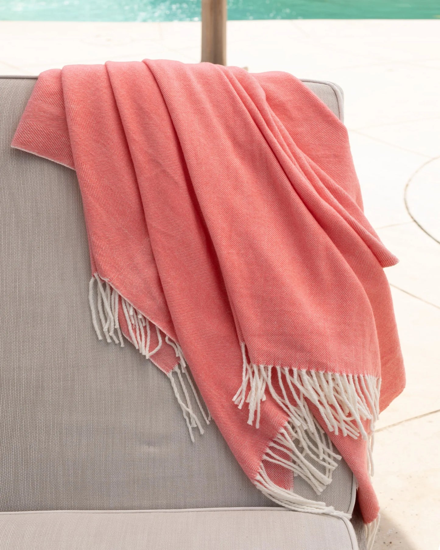 Herringbone Woven Throw Blanket