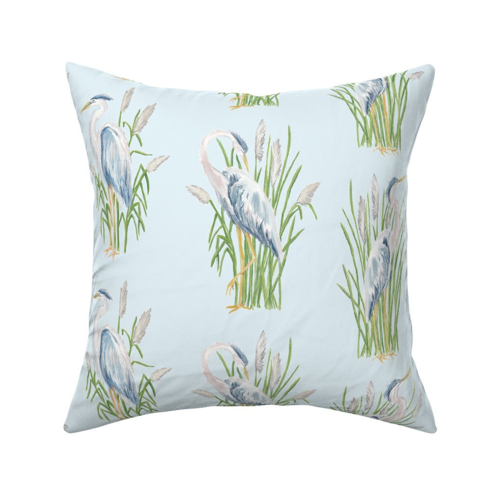 Blue Heron Pillow Cover