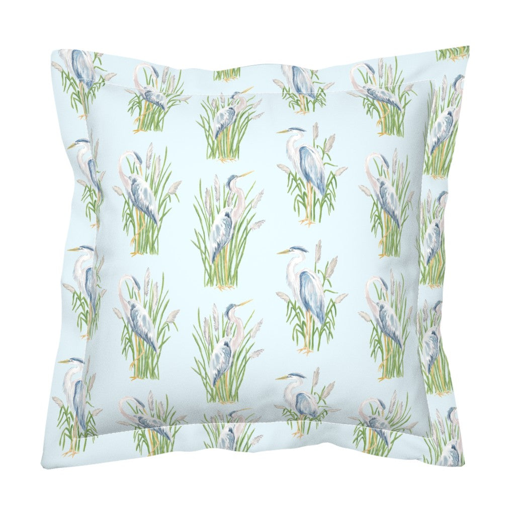 Blue Heron Pillow Cover