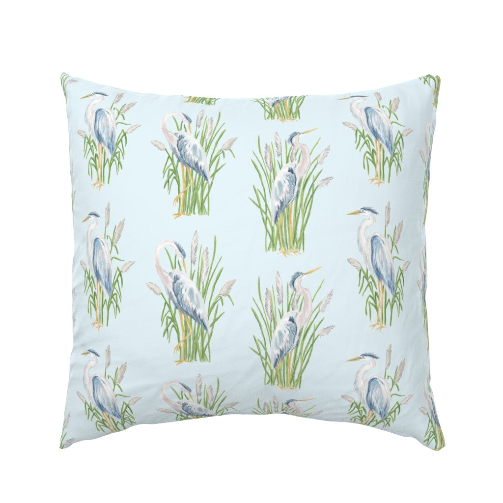 Blue Heron Pillow Cover