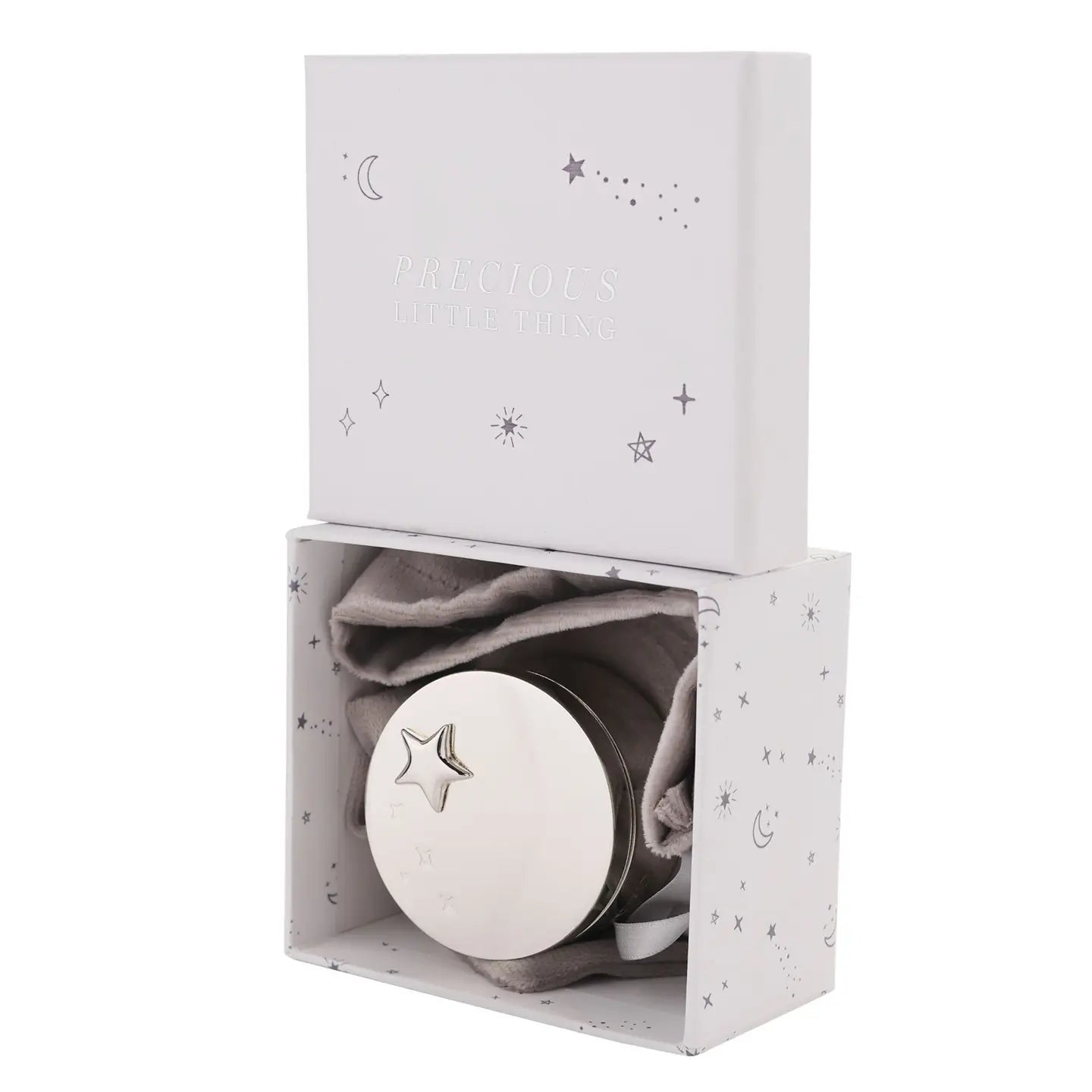 Little & Loved Silver Keepsake Box