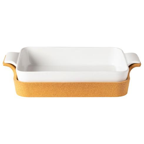 Ensemble Rectangle Baker w/ Cork Tray 16"