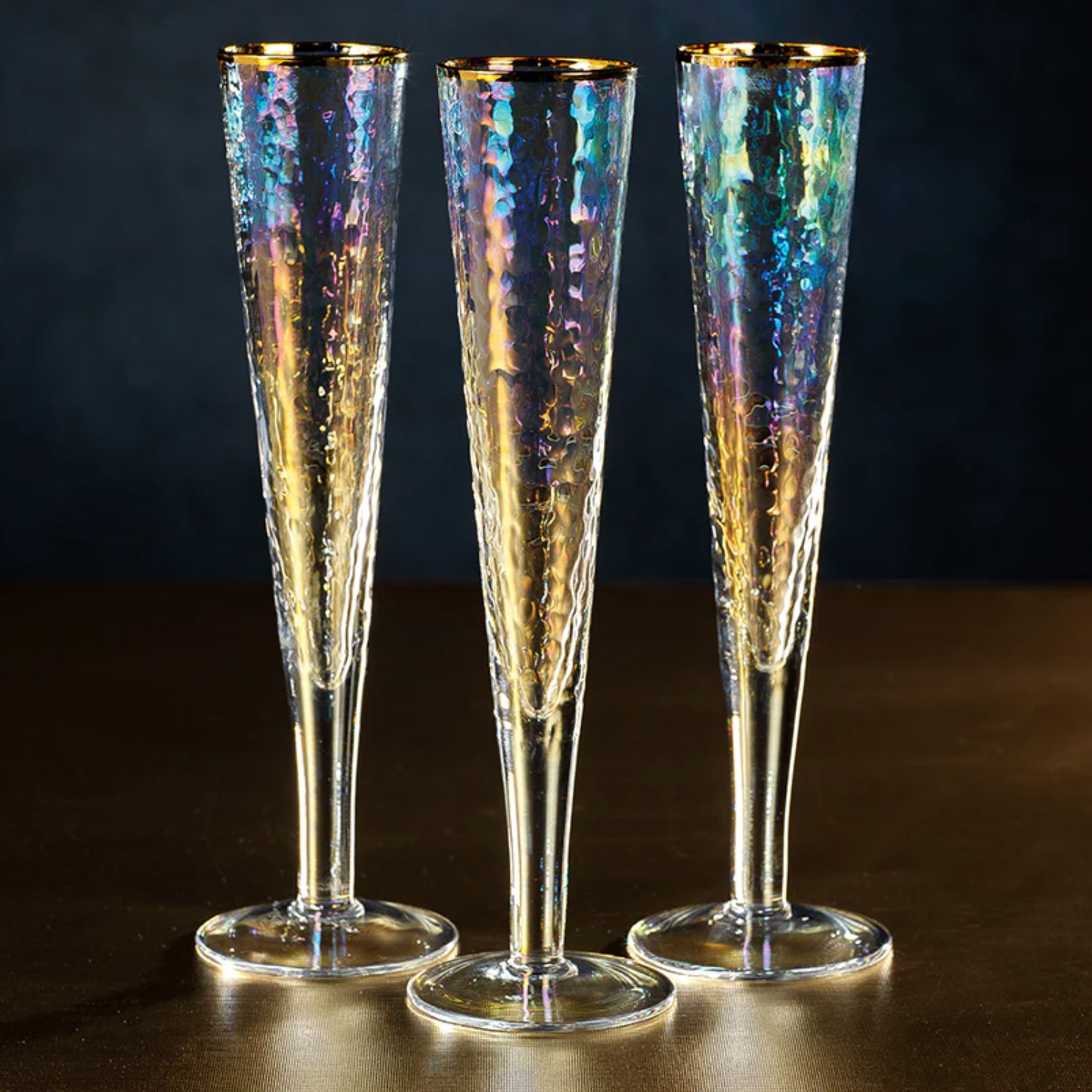 Iridescent Flute Set