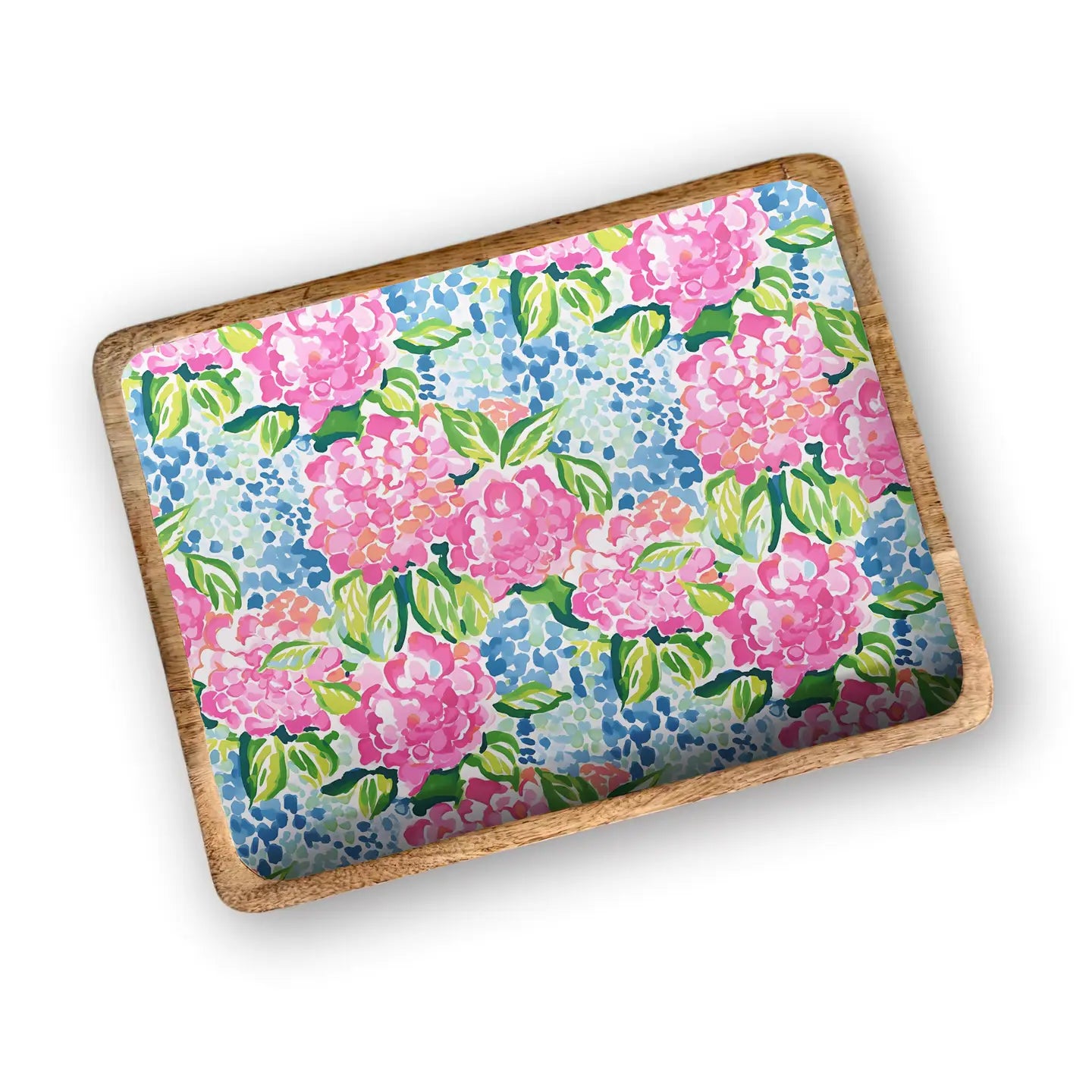 Hydrangeas Decorative Tray