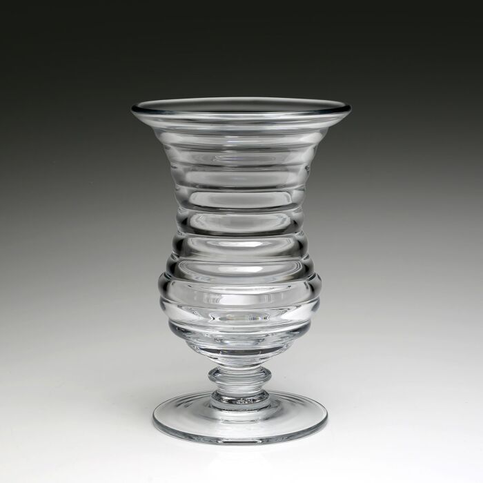 Ripples Footed Vase 8.5in