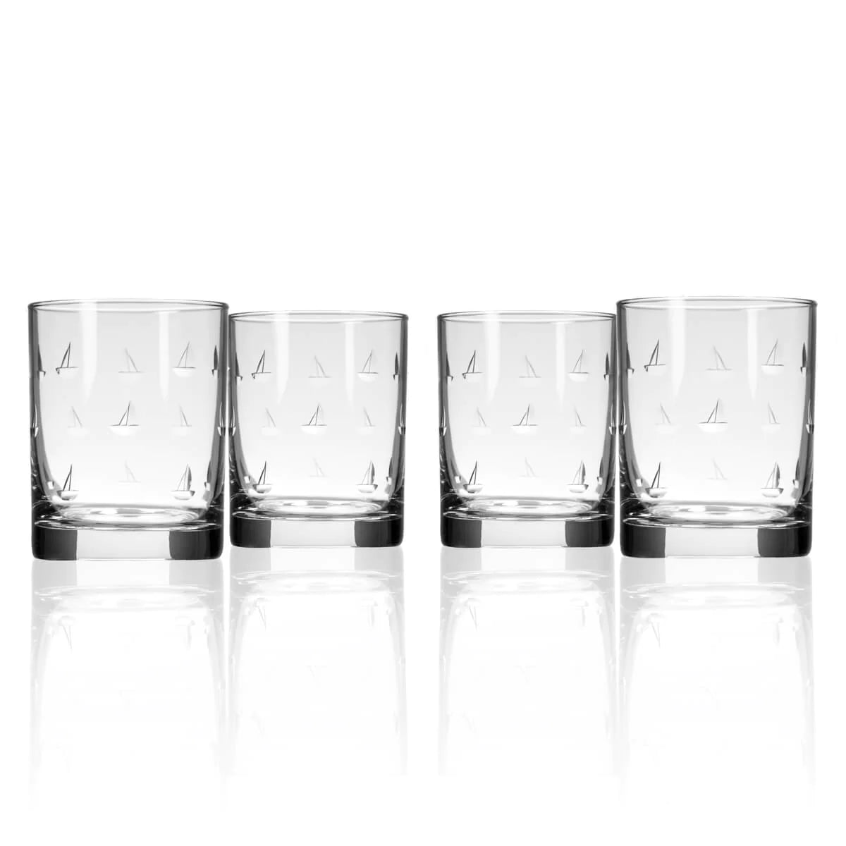 Sailing Double Old Fashioned Glasses