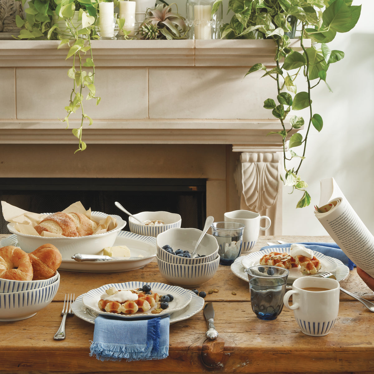 Sitio Stripe Cereal Bowl