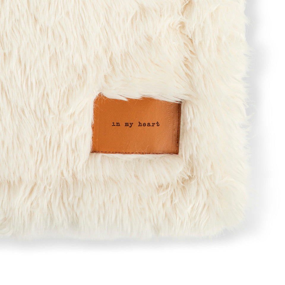 Guardian Angel Throw Blanket - Cream