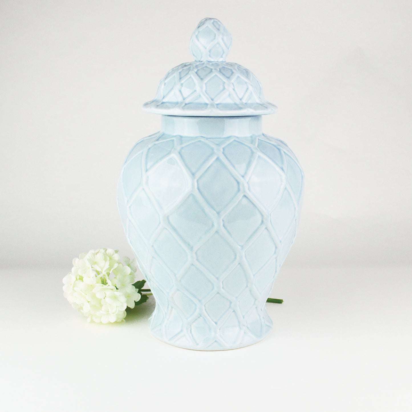 Blue Ginger Jar, Textured XL