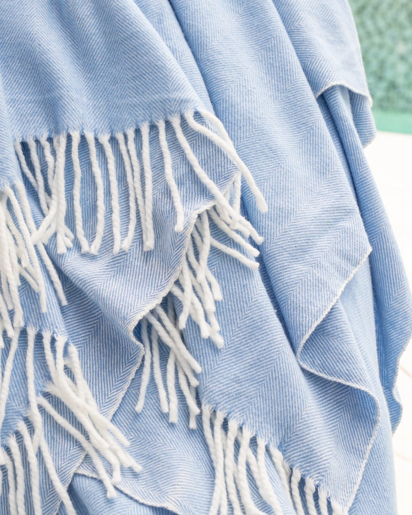 Herringbone Woven Throw Blanket