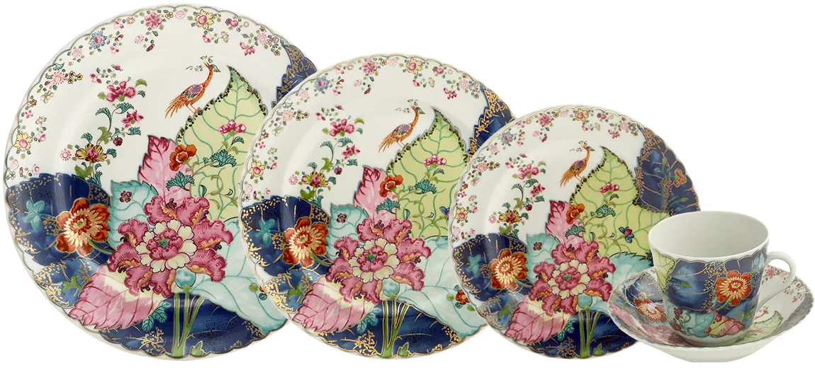 Tobacco Leaf 5PC Place Set