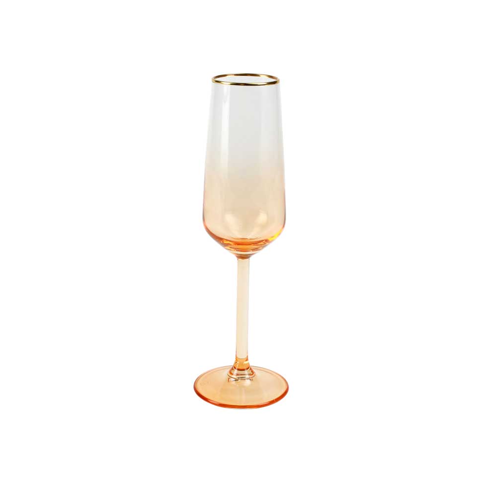 Rainbow Champagne Flute