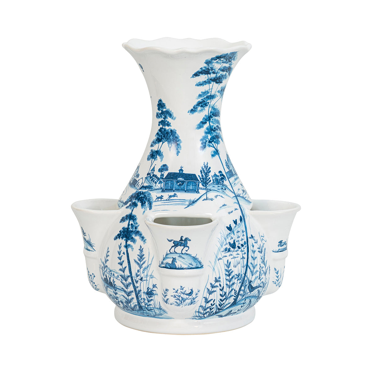 Country Estate Tulipiere Vase - Delft Blue