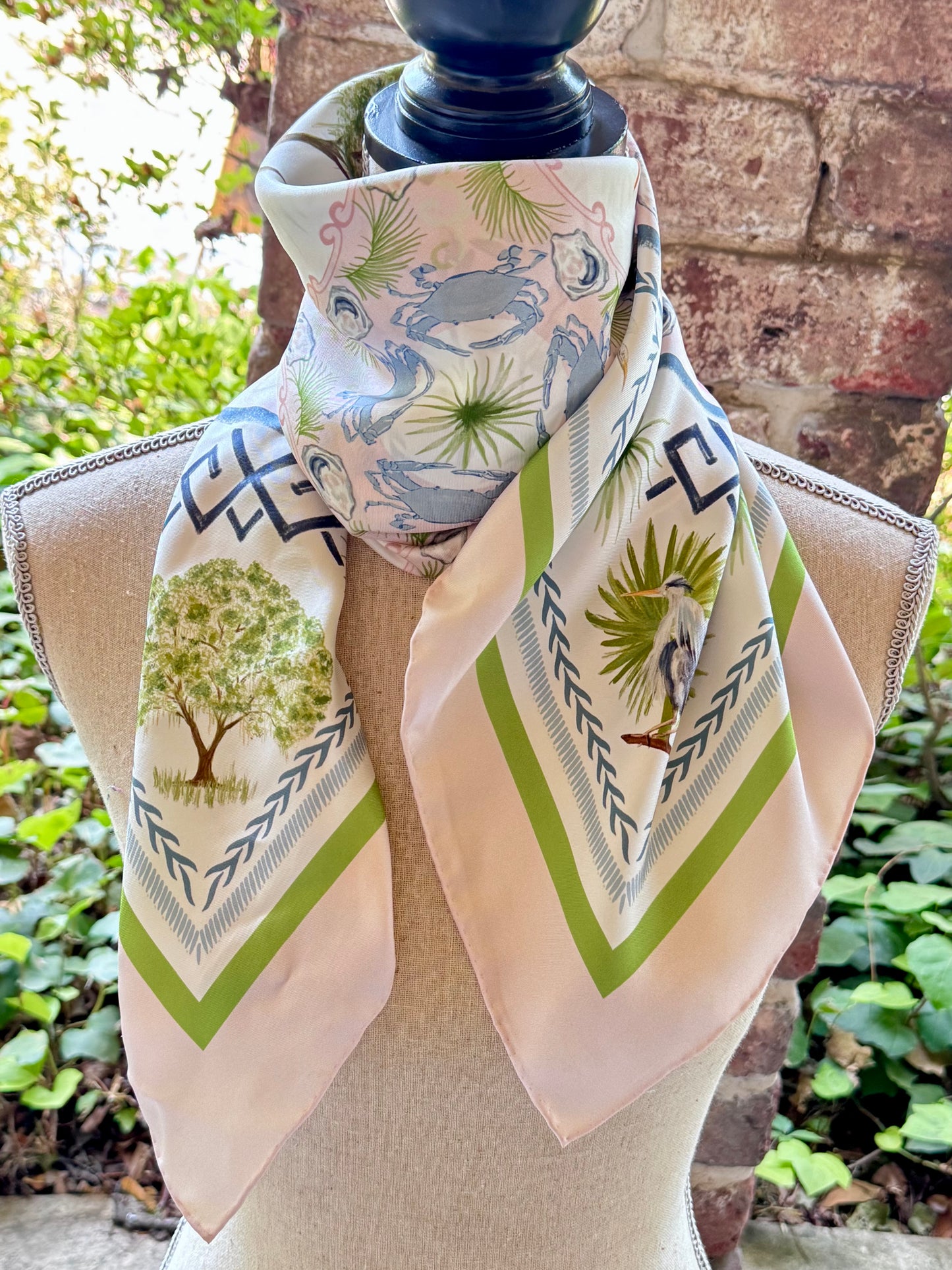 Lowcountry Medallion Scarf