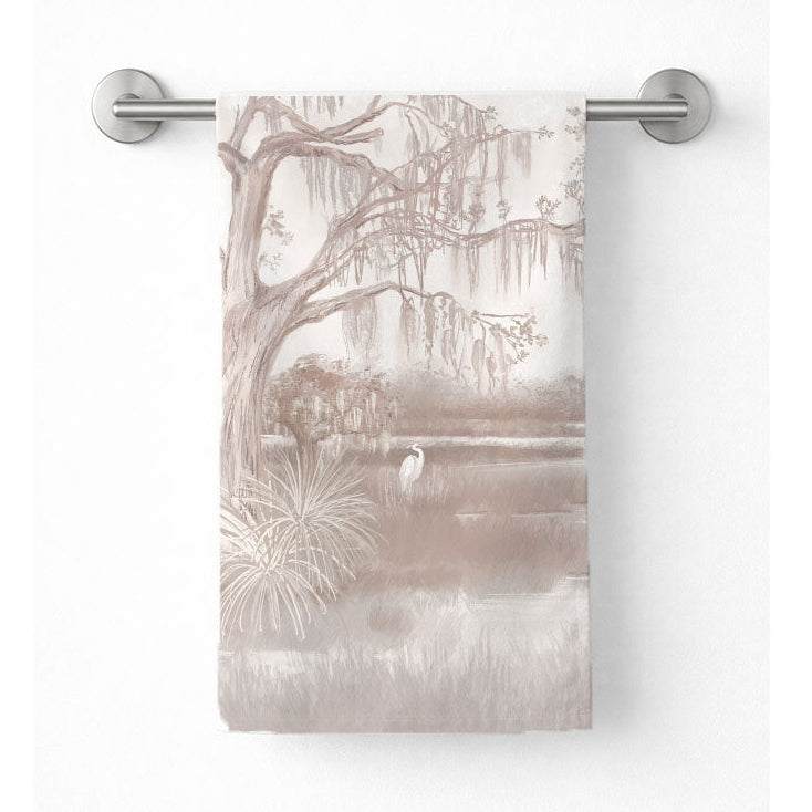 Sepia Marsh Towel