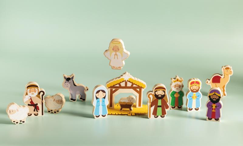 Nativity Wood Playset