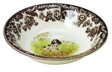 Woodland Ascot Cereal Bowl - Hunting Dogs