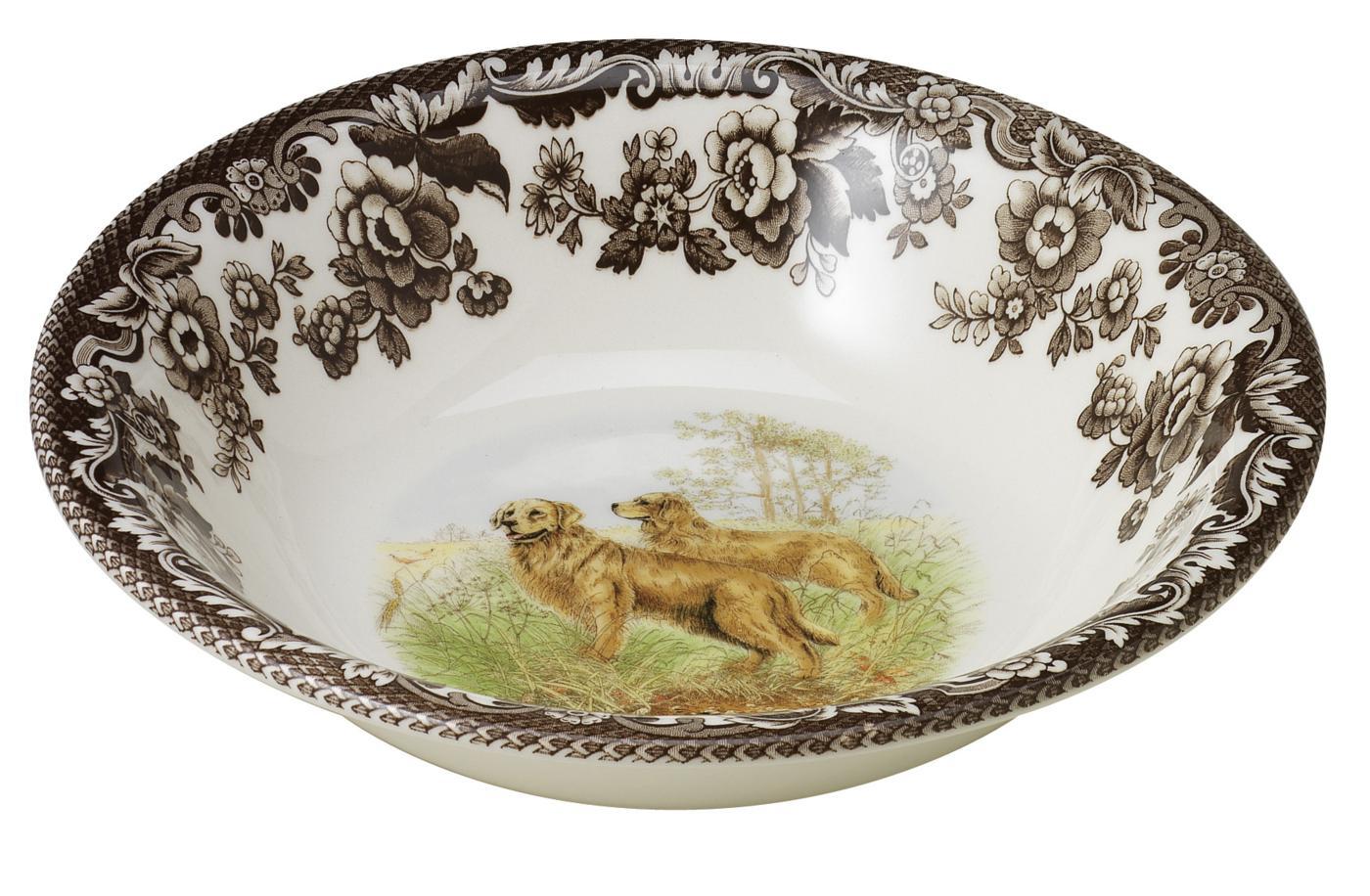 Woodland Ascot Cereal Bowl - Hunting Dogs