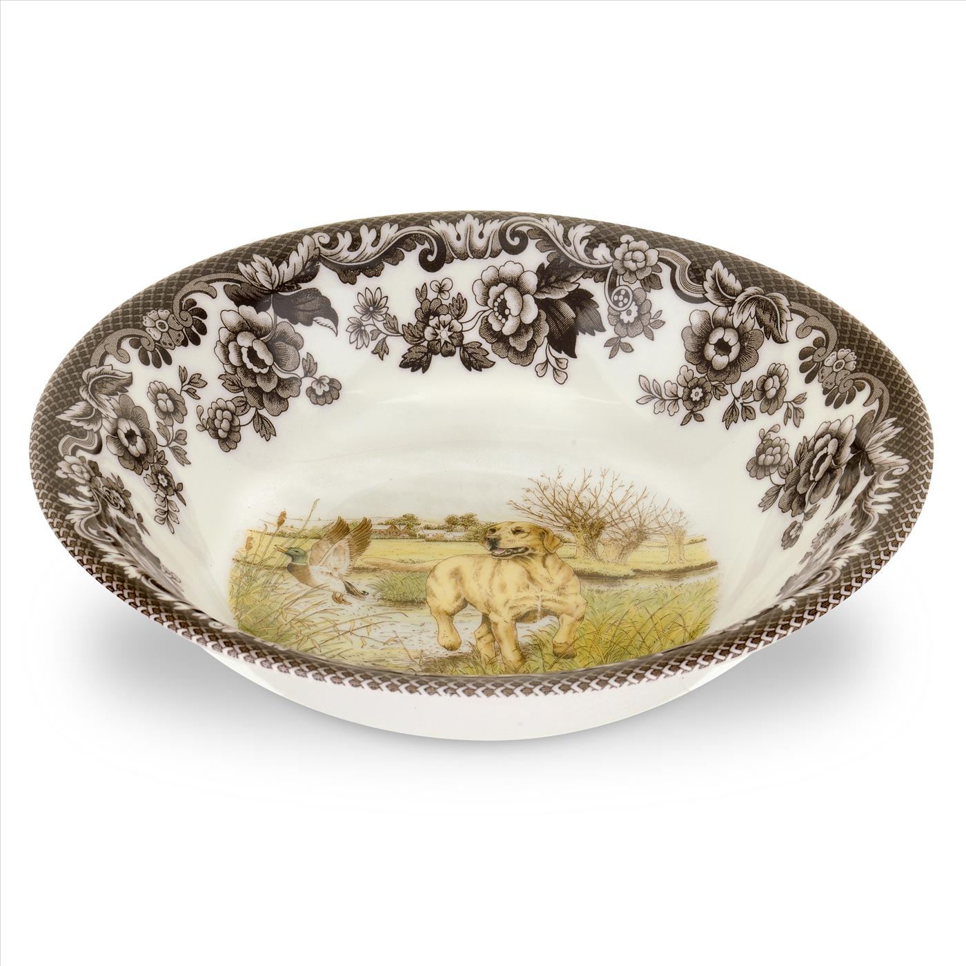 Woodland Ascot Cereal Bowl - Hunting Dogs