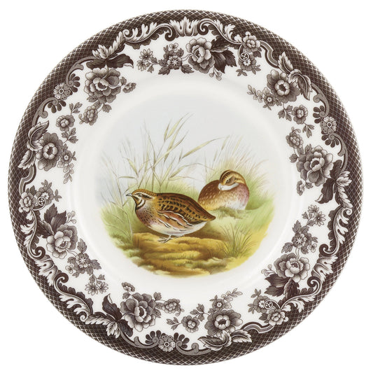 Woodland Luncheon Plate 9 - Quail