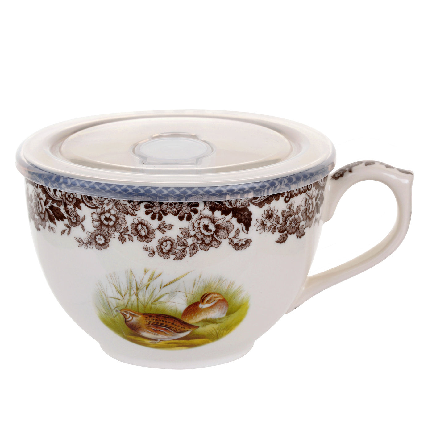 Woodland Jumbo Cup with Lid - Quail