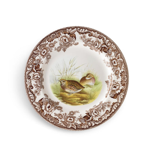 Woodland Quail Soup Plate 9 Inch