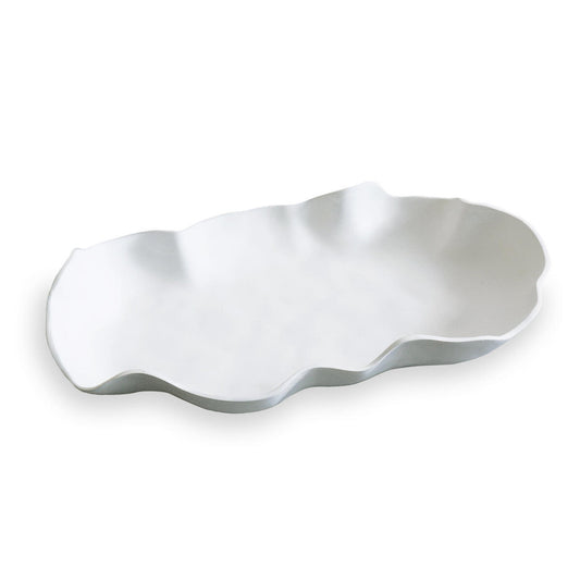 Vida Nube Large Platter-White